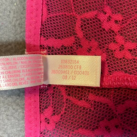 Victoria's Secret PINK 2012 Lace Back Low Rise String Bikini Unwrap Me Womens - Picture 5 of 7